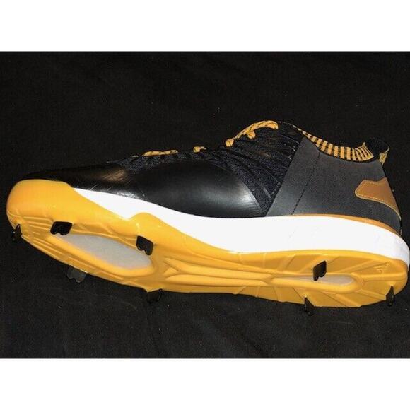 Adidas Sz 12.5‎ Boost Icon 3 Metal Baseball Cleats B39163 Black cleat shoes main image 4